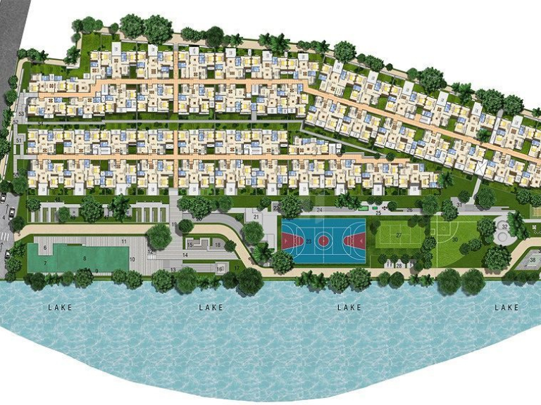 GRC Saffron Sikes Villas Master Plan  GRC Saffron Sikes Villas masterplan